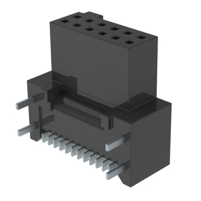 SFM-106-02-L-DH-TR by Samtec Inc. - CONNECTOR RECPT 12P 0.05 GOLD SMD R/A