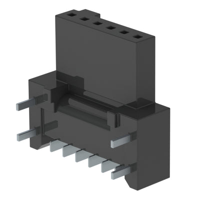 SFM-106-02-L-SH-TR by Samtec Inc. - CONNECTOR RECPT 6POS 0.05 GOLD SMD R/A