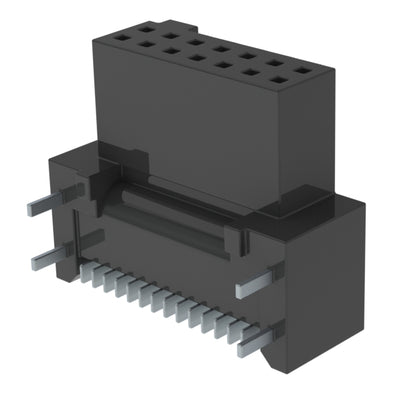 SFM-107-02-S-DH-TR by Samtec Inc. - CONNECTOR RECPT 14P 0.05 GOLD SMD R/A