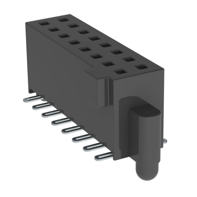 SFM-108-02-L-D-A-K-TR by Samtec Inc. - CONNECTOR RECPT 16POS 0.05 GOLD SMD