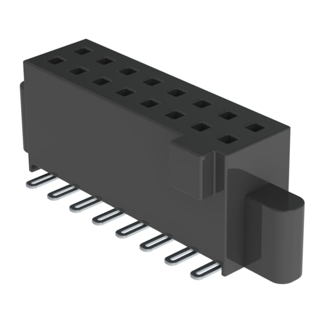 SFM-108-02-S-D-K-TR by Samtec Inc. - CONNECTOR RECPT 16POS 0.05 GOLD SMD