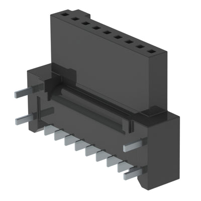 SFM-109-02-L-SH-TR by Samtec Inc. - CONNECTOR RECPT 9POS 0.05 GOLD SMD R/A