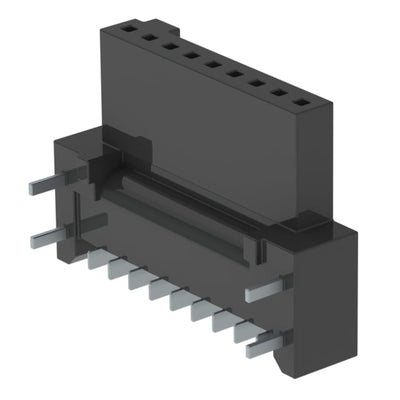 SFM-109-02-S-SH-TR by Samtec Inc. - CONNECTOR RECPT 9POS 0.05 GOLD SMD R/A