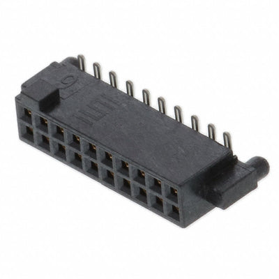 SFM-110-02-L-D-A-K-TR by Samtec Inc. - CONNECTOR RECPT 20POS 0.05 GOLD SMD