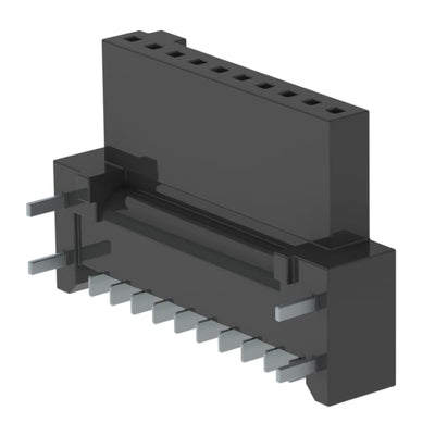 SFM-110-02-S-SH-TR by Samtec Inc. - CONNECTOR RECPT 10P 0.05 GOLD SMD R/A