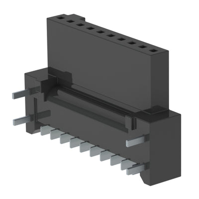 SFM-110-02-L-SH-TR by Samtec Inc. - CONNECTOR RECPT 10P 0.05 GOLD SMD R/A