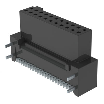 SFM-111-02-L-DH-TR by Samtec Inc. - CONNECTOR RECPT 22P 0.05 GOLD SMD R/A
