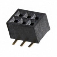 SFM210-LPSE-D03-SP-BK by Sullins Connector Solutions - CONNECTOR HDR 6POS 0.039 GOLD SMD