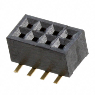 SFM210-LPSE-D04-SP-BK by Sullins Connector Solutions - CONNECTOR HDR 8POS 0.039 GOLD SMD