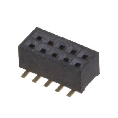 SFM210-LPSE-D05-SP-BK by Sullins Connector Solutions - CONNECTOR HDR 10POS 0.039 GOLD SMD