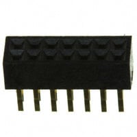 SFM210-LPSE-D07-ST-BK by Sullins Connector Solutions - CONNECTOR HDR 14POS 0.039 GOLD PCB