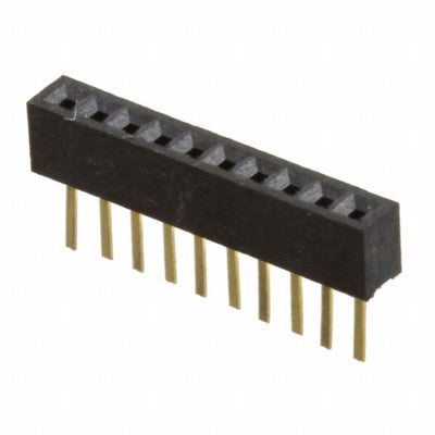 SFM210-LPSE-S10-ST-BK by Sullins Connector Solutions - CONNECTOR HDR 10POS 0.039 GOLD PCB