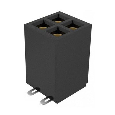 SFMC-102-L2-F-D-TR by Samtec Inc. - CONNECTOR RECPT 4POS 0.05 GOLD SMD