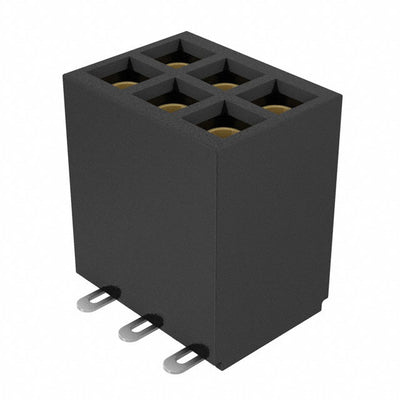 SFMC-103-L2-S-D by Samtec Inc. - CONNECTOR RECPT 6POS 0.05 GOLD SMD