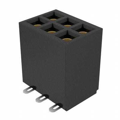 SFMC-103-02-SM-D by Samtec Inc. - CONNECTOR RECPT 6POS 0.05 GOLD SMD