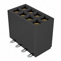 SFMC-104-L2-S-D-TR by Samtec Inc. - CONNECTOR RECPT 8POS 0.05 GOLD SMD
