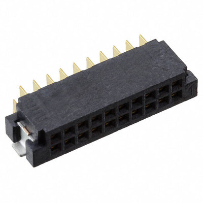 SFMH-110-02-L-D-WT by Samtec Inc. - CONNECTOR RECPT 20P 0.05 GOLD SMD R/A