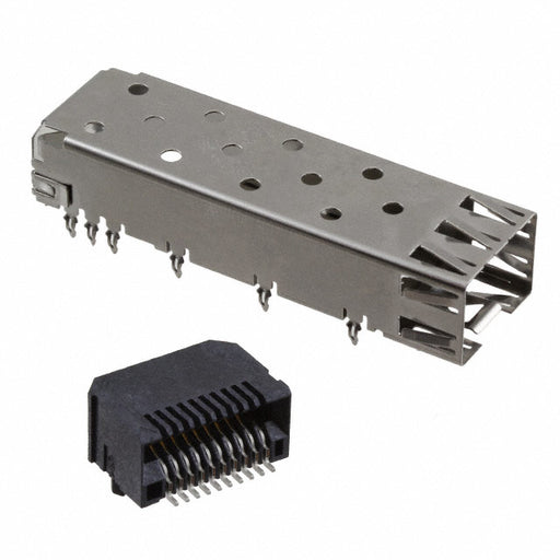 SFPK-PF by Samtec Inc. - CONNECTOR SFP RCPT W/CAGE 20POS R/A