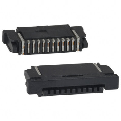 SFR10R-1STE1LF by Amphenol ICC (FCI) - CONNECTOR FFC BOTTOM 10POS 0.8MM R/A