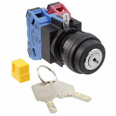 SG-D1-2A11 by Panasonic Industrial Automation Sales - SWITCH KEYLCK 2POS DPST 10A 110V