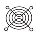 SGR-24B by Mechatronics Fan Group - FAN FINGER GUARD 60MM W/ BLACK F