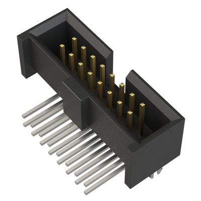 SHF-108-01-L-D-RA-LC by Samtec Inc. - CONNECTOR HEADER R/A 16POS 1.27MM