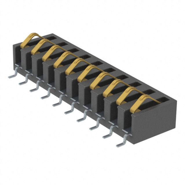 SIB-110-02-F-S by Samtec Inc. - CONNECTOR SPRING MOD 10POS SMD