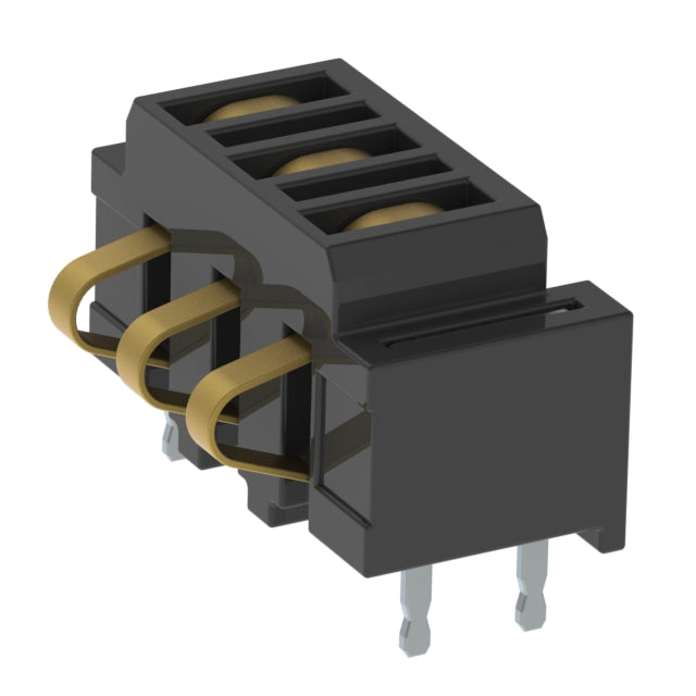 SIR1-03-S-S-K-TR by Samtec Inc. - CONNECTOR SPRING MOD 3POS R/A SMD