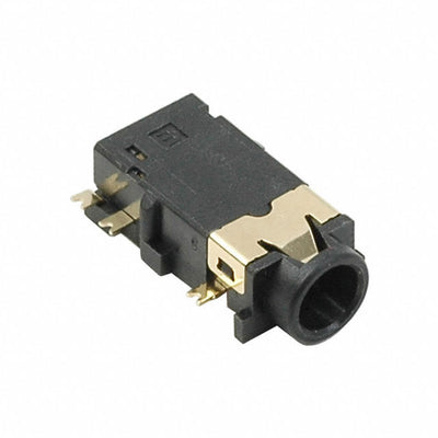 SJ-43504-SMT-TR by CUI Devices - CONNECTOR JACK 4COND 3.5MM SMD R/A