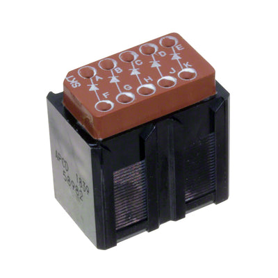 SJE020001 by Amphenol PCD - CONNECTOR DIODE MOD 1.02"" W X 1.17"" H