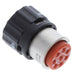 SJS830100P by Amphenol PCD - CONNECTOR PLG HSG FMALE 8POS INLINE