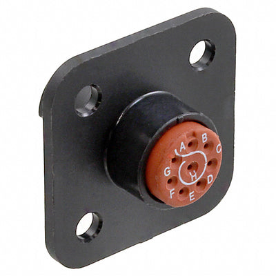 SJS830220 by Amphenol PCD - CONNECTOR RECPT HSNG MALE 8POS PNL MNT