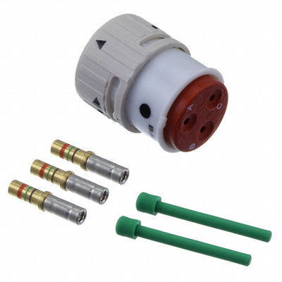 SJS830311 by Amphenol PCD - CONNECTOR PLUG FMALE 3POS GOLD CRIMP