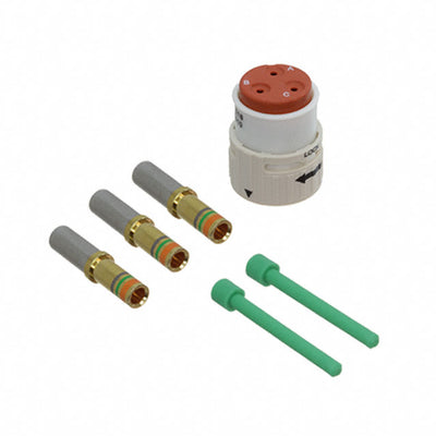 SJS840311 by Amphenol PCD - CONNECTOR PLUG FMALE 3POS GOLD CRIMP
