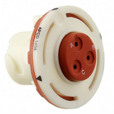 SJS840320 by Amphenol PCD - CONNECTOR RECPT HSNG MALE 3POS PNL MNT