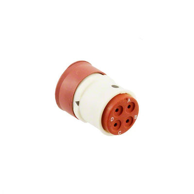 SJS840400 by Amphenol PCD - CONNECTOR RECPT HSNG MALE 4POS INLINE