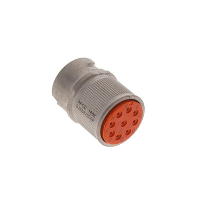 SJS862200P by Amphenol PCD - CONNECTOR RECPT HSG MALE 9POS INLINE
