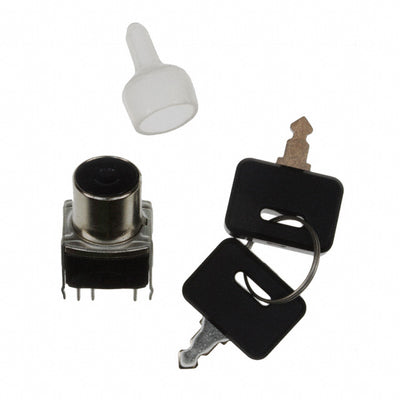 SK22BG13 by NKK Switches - SWITCH KEYLK 2POS DPDT 0.4VA 28V