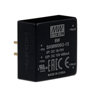 SKMW06G-15 by MEAN WELL USA Inc. - DC DC CONVERTER 15V 6W