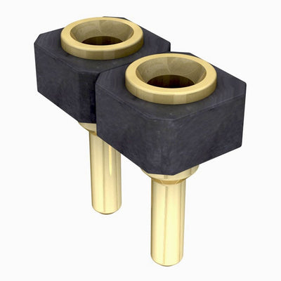 SL-102-G-12 by Samtec Inc. - CONNECTOR RECPT 2POS 0.1 GOLD PCB