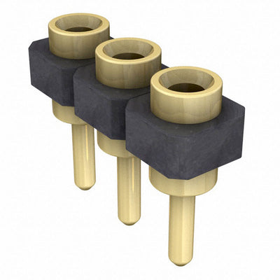 SL-103-G-10 by Samtec Inc. - CONNECTOR RECPT 3POS 0.1 GOLD PCB