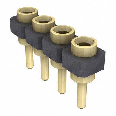 SL-104-G-10 by Samtec Inc. - CONNECTOR RECPT 4POS 0.1 GOLD PCB