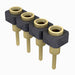 SL-104-G-11 by Samtec Inc. - CONNECTOR RECPT 4POS 0.1 GOLD PCB