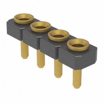 SL-104-G-39 by Samtec Inc. - CONNECTOR RECPT 4POS 0.1 GOLD PCB