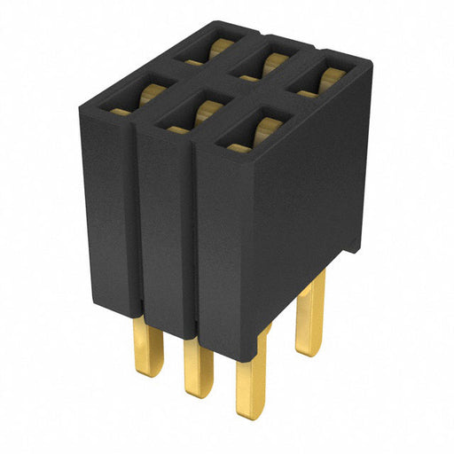 SLM-103-01-G-D by Samtec Inc. - CONNECTOR RECPT 6POS 0.05 GOLD PCB