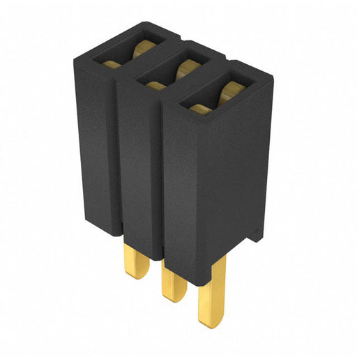 SLM-103-01-G-S by Samtec Inc. - CONNECTOR RECPT 3POS 0.05 GOLD PCB