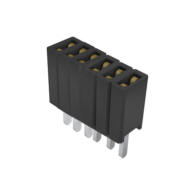 SLM-106-01-L-S by Samtec Inc. - CONNECTOR RECPT 6POS 0.05 GOLD PCB