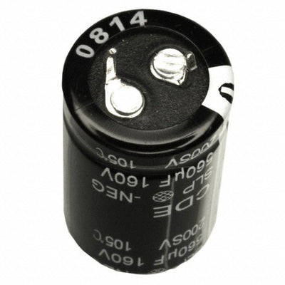 SLP222M063A5P3 by Cornell Dubilier Electronics (CDE) - ALUMIN CAP 2200UF 20% 63V SNAP