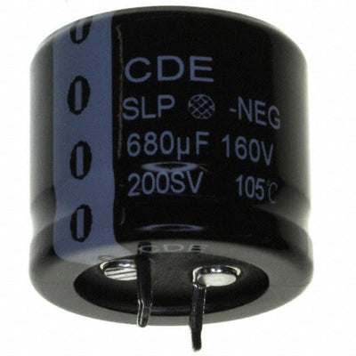 SLP682M035E1P3 by Cornell Dubilier Electronics (CDE) - ALUMIN CAP 6800UF 20% 35V SNAP