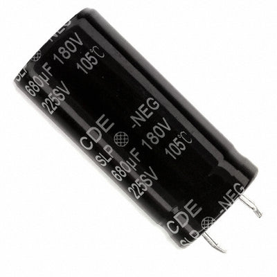 SLP332M063A4P3 by Cornell Dubilier Electronics (CDE) - ALUMIN CAP 3300UF 20% 63V SNAP